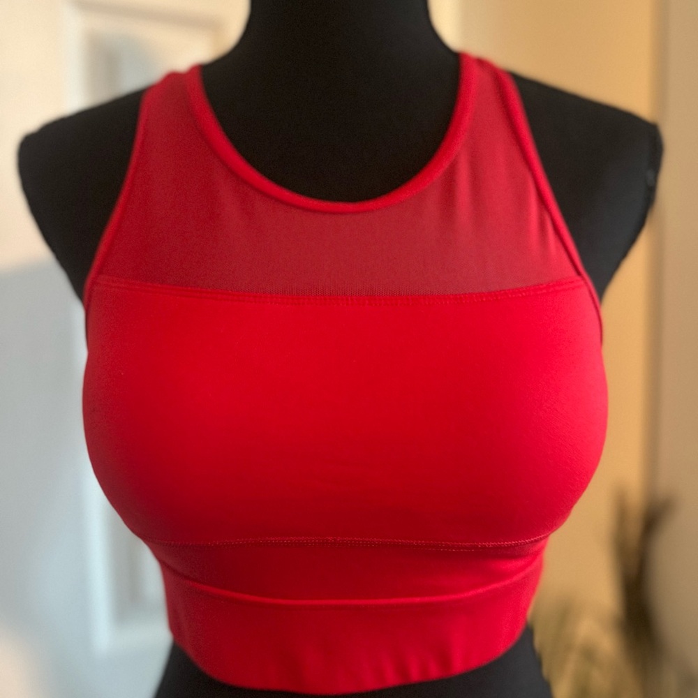 ZYIA Red Racerback Sports Bra Intimates